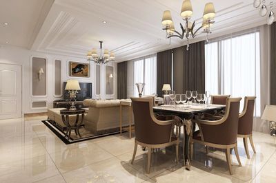 一曲江山裝修樣板間 現代雅致與東方意境的住宅室內裝飾新典范